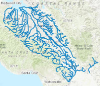 Interactive Watershed Map